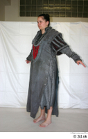  Photos Medieval Woman in grey dress 1 grey dress historical Clothing upper body 0002.jpg